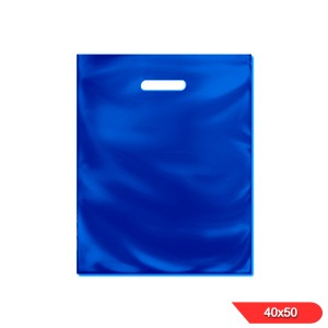 BOLSA RIÑON LISA x 50u 40X50 AZUL